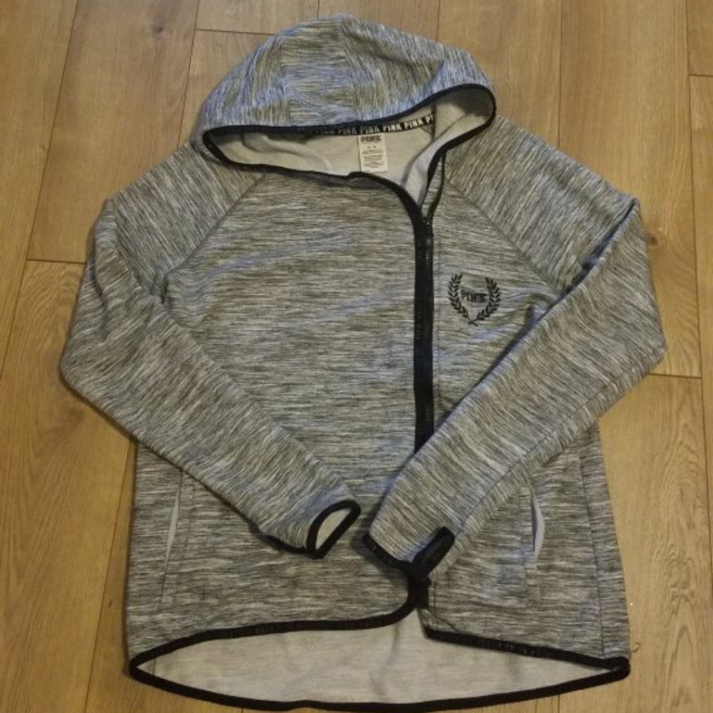 Full-zip fleece hoodie